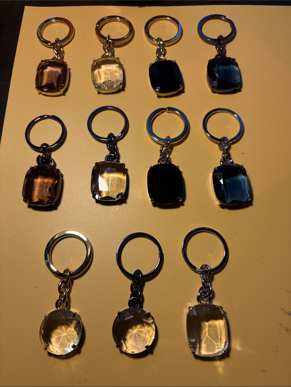 Coach Crystal Gem Keychain - Assorted Colors